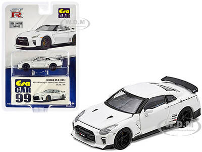 Nissan GT-R (R35) RHD (Right Hand Drive) White Advan Racing GT Limited Edition to 960 pieces Worldwide 1/64 Diecast Model Car...