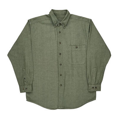 Unbranded Shirt - XL Green Cotton