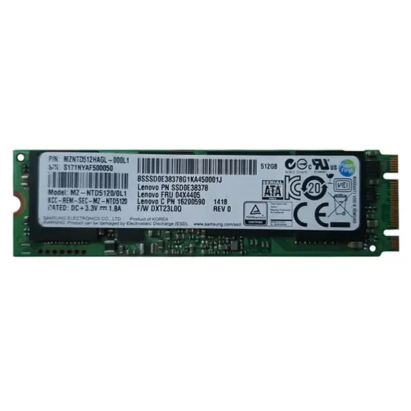 MZNTD512HAGL-000L1 Samsung PM841 Series 512GB Triple-Level Cell SATA 6Gb/s M.2 2280 Solid State Drive