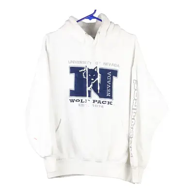 University of Nevada Rsi College Hoodie - Large White Cotton Blend