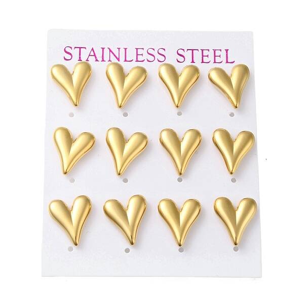 PVD Vacuum Plating 304 Stainless Steel Stud Earring
