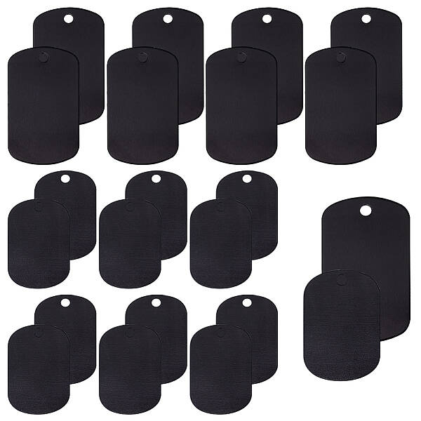 30Pcs 2 Style Aluminum Pendants