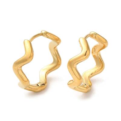 Brass Hoop Earrings