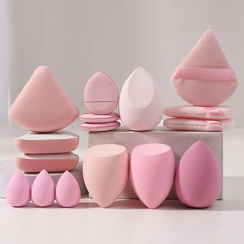Makeup Sponge & Powder Puff Set, Multifunctional Soft Makeup Sponge & Powder Puff, Makeup Product for Women & Girls