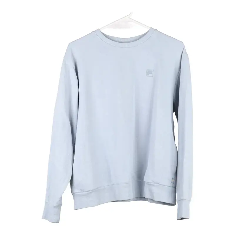 Fila Sweatshirt - Large Blue Cotton