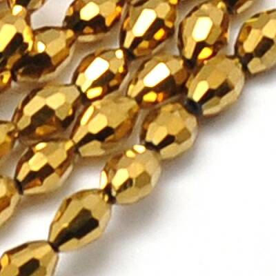 Electroplate Glass Beads Strands