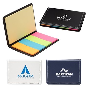 125 Promotional Hobbs Sticky Notes & Flags Book - Hard Cover
