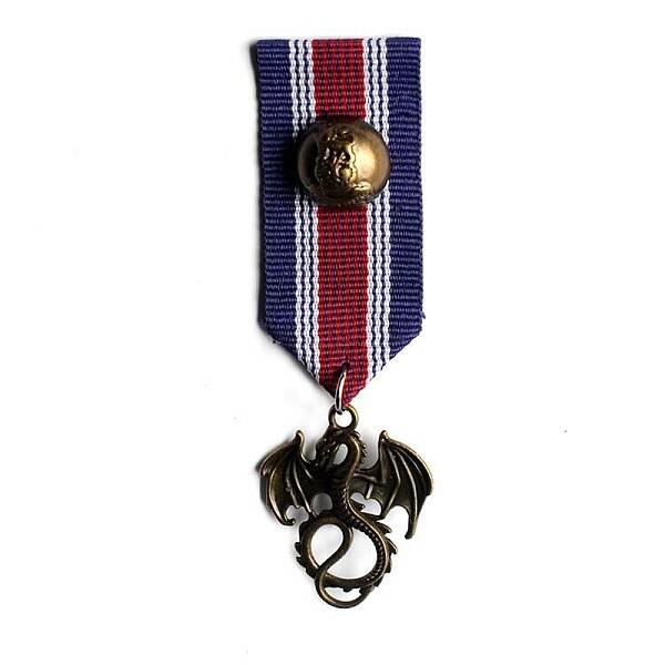 Dragon Medal Alloy Lapel Pin