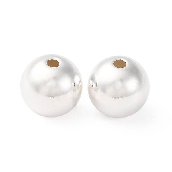 Fine Silver Round Beads
