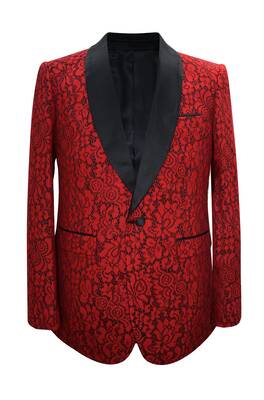 Paisley-502 Red - Mens Wholesale Blazers