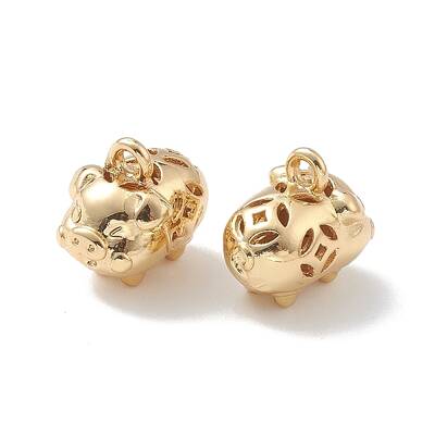Rack Plating Brass Charms