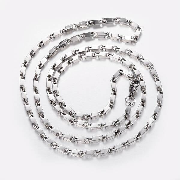 Non-Tarnish Trendy 304 Stainless Steel Link Chain Necklaces