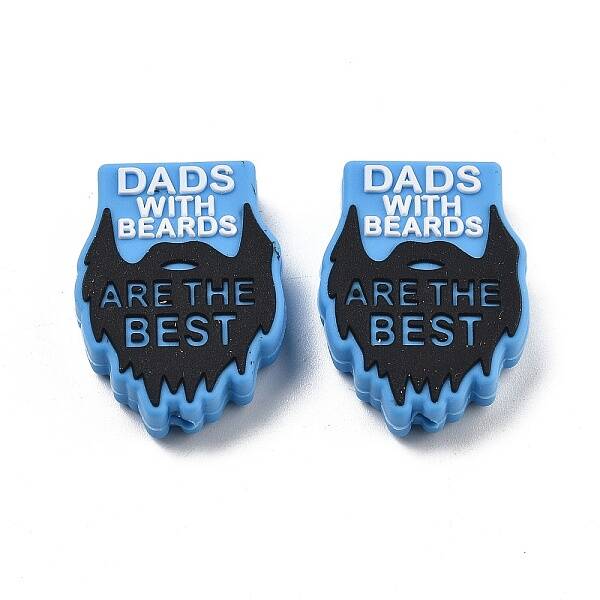 Father's Day Silicone Beads