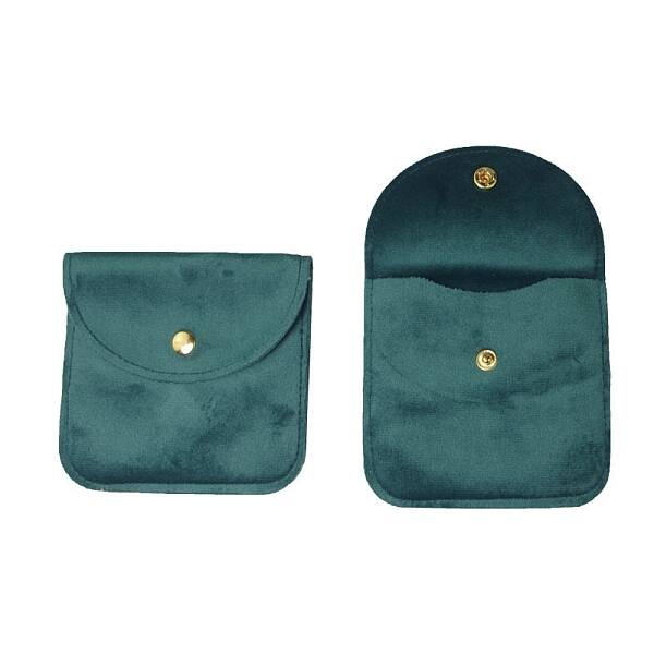 Velvet Jewelry Storage Bags with Snap Button