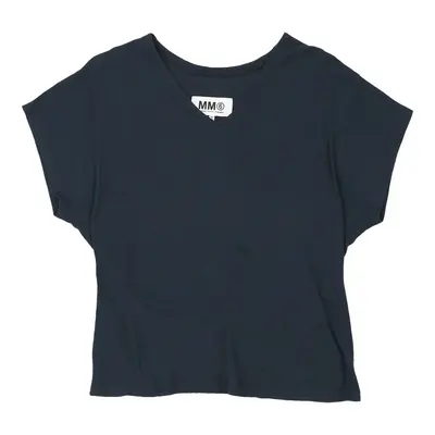 Maison Margiela V-neck T-Shirt - Small Black Cotton | Size: small
