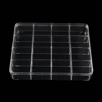 16 Grids Plastic Bead Containers with Cover