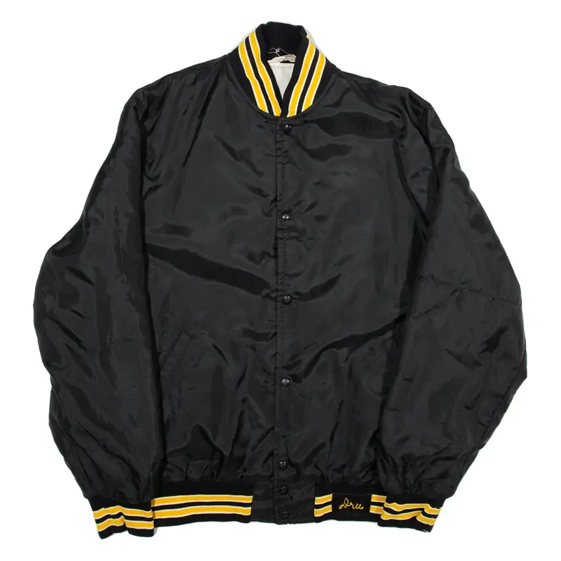 GEMS SPORTSWEAR Rhodes ST.Thomas Aquinas Mens Bomber Jacket Black USA 2XL