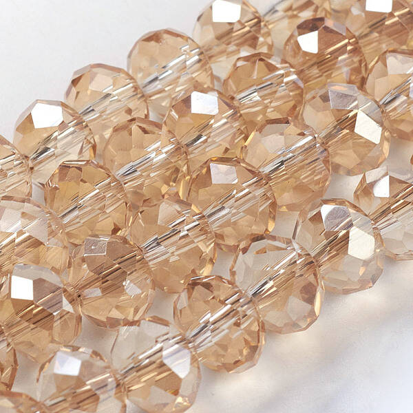 Electroplate Glass Beads Strands