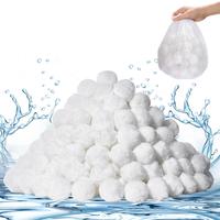 VEVOR Pool Filter Balls for Sand Filter, 3.5 lbs, Filter Balls Replace Pool Filter Sand, Reusable Polyester Fiber Filter Medi...