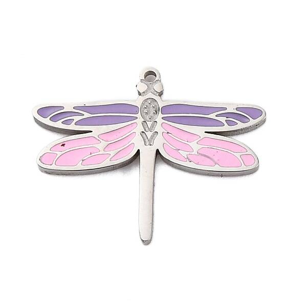 304 Stainless Steel Enamel Charms