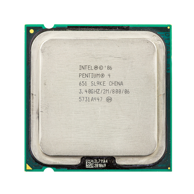 PY395 Dell 3.40GHz 800MHz FSB 2MB L2 Cache Socket LGA775 Intel Pentium 4 651 Single-Core Processor