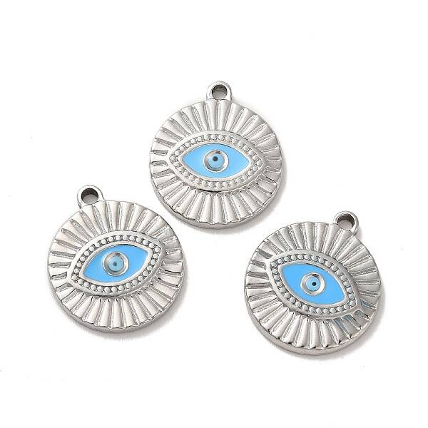 304 Stainless Steel Enamel Pendants