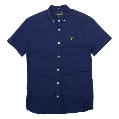LYLE & SCOTT Mens Plain Shirt Blue S