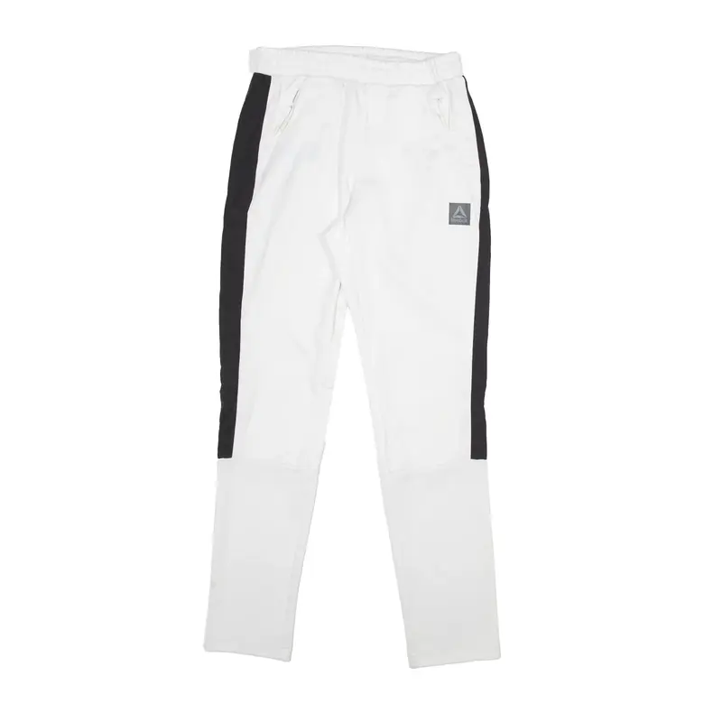 REEBOK Joggers White Straight Boys L W26 L28