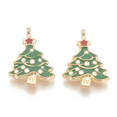 Alloy Enamel Pendants