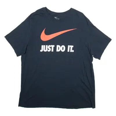 NIKE Mens T-Shirt Black XL