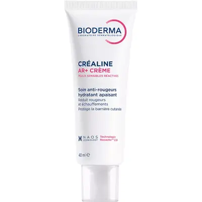 Bioderma Crealine AR+ Anti-Redness Treatment Cream Moisturizing Soothing Sensitive Skin 40ml