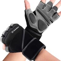 Summer Durable Weight Lifting Gloves, 1 Pair Breathable Half-finger Wrist Support Gloves for Powerlifting, Non-slip Training ...