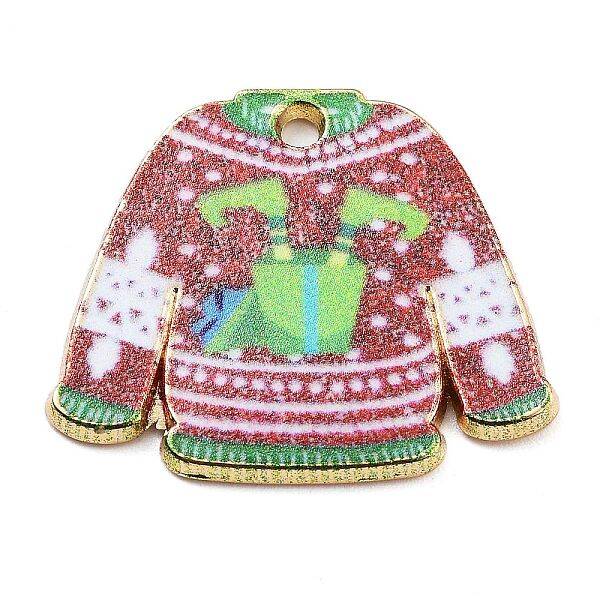 Rack Plating Alloy Enamel Pendants