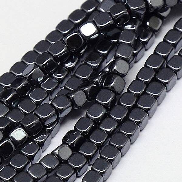 Electroplate Non-magnetic Synthetic Hematite Beads Strands