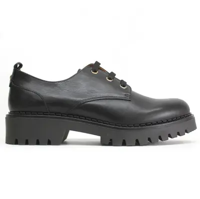 Pikolinos Aviles W6P Leather Women's Lace Up Shoes - Black - Size:US 10-10.5 Women