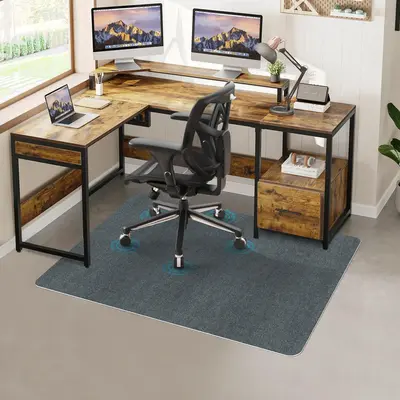 Office Chair Mat for Hardwood & Tile Floor, Anti-slipĀ Runner Rug Computer Gaming Rolling Chair Mat, Under Desk Rug for Home ...