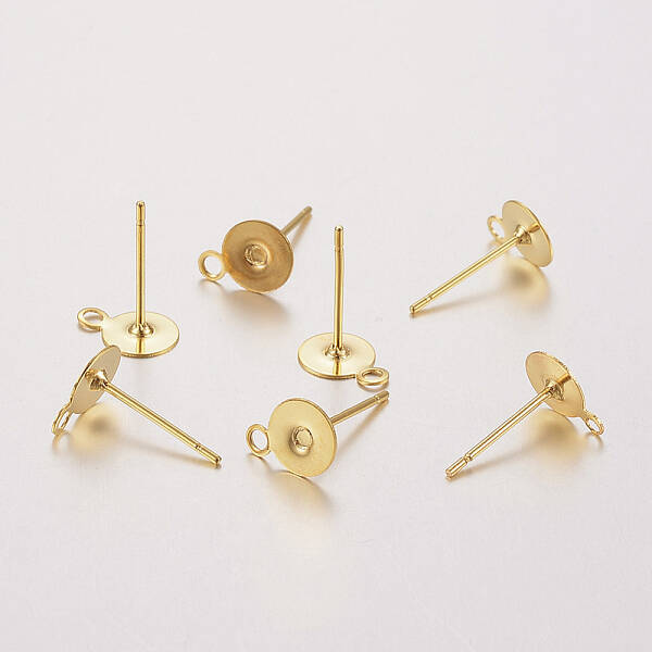 304 Stainless Steel Stud Earring Findings