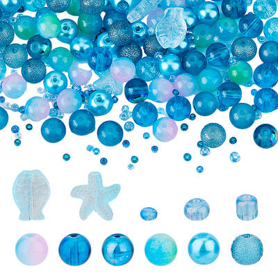 3 Bags Glass Beads