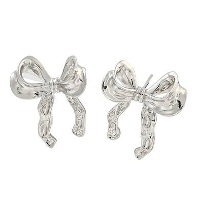 Rack Plating Brass Stud Earrings