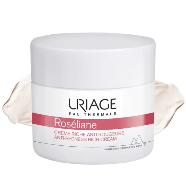 Uriage Crema Nutriente per Pelli Sensibili con Roséliane (Crema Ricca Anti-Rossore) 50 ml 40 ml
