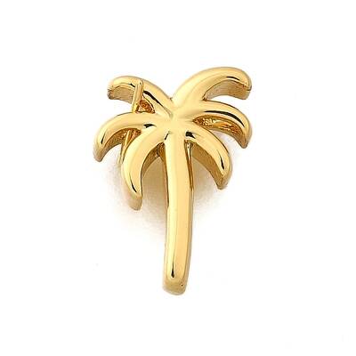 Coconut Tree Brass Beads