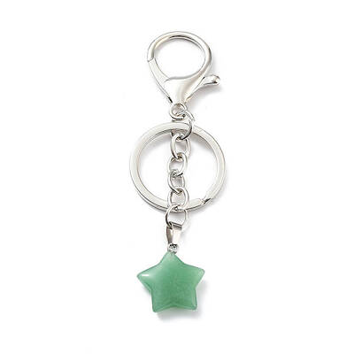Natural Green Aventurine Keychain