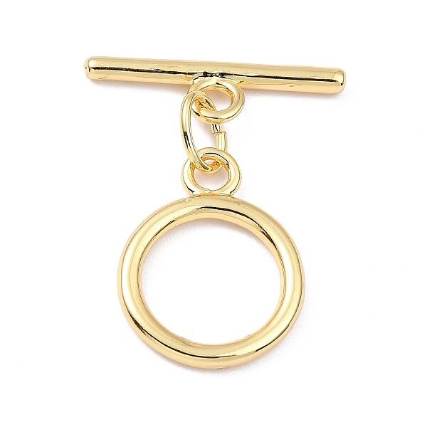 Rack Plating Brass Toggle Clasps