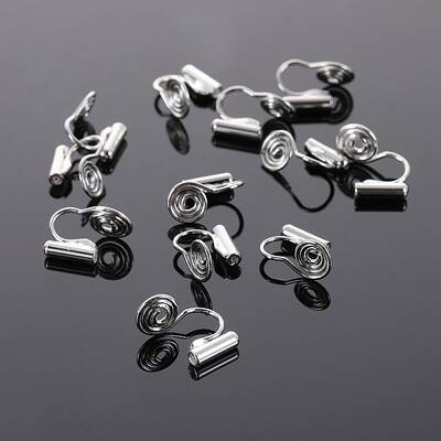 Brass Clip-on Earring Findings