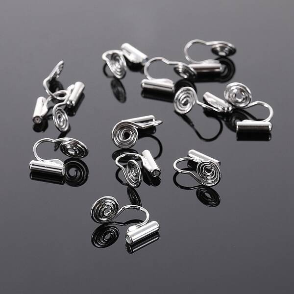 Brass Clip-on Earring Findings