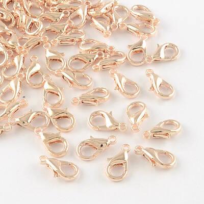 Zinc Alloy Lobster Claw Clasps