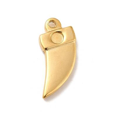 Ion Plating(IP) 304 Stainless Steel Pendants Cabochon Settings