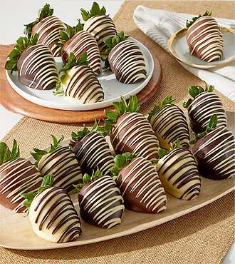 Classic Belgian Chocolate Covered Strawberries - 18 pc - FedEx