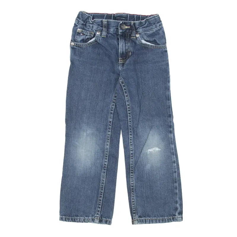 TOMMY HILFIGER Jeans Blue Denim Regular Straight Stone Wash Boys W19 L17