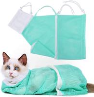 Cat Bath Mesh Bag, 1 Piece, Cat Grooming Shower Bag, Cat bathing Bag